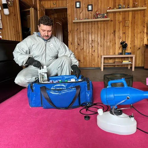 ФОТО Полное удаление ртути в помещениях в Егорьевске